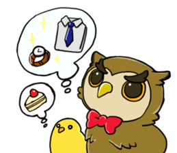 owl-Sticker sticker #689184
