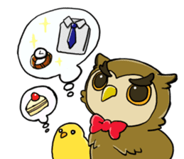 owl-Sticker sticker #689184