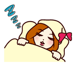 Girl power up stamp sticker #689507