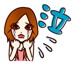 Girl power up stamp sticker #689512