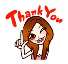 Girl power up stamp sticker #689524