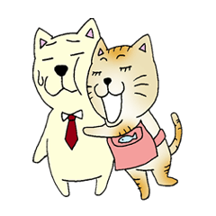 Dog husband and Cat wife