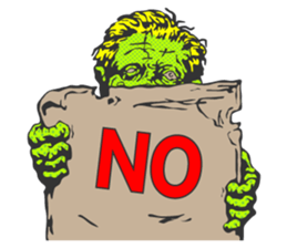 Zombie Sticker sticker #689959