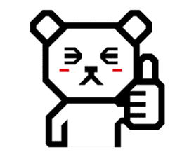 Daily conversation of bear | DOTMAN 1.0 sticker #695511