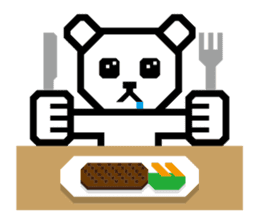 Daily conversation of bear | DOTMAN 1.0 sticker #695515
