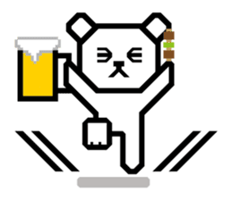 Daily conversation of bear | DOTMAN 1.0 sticker #695517