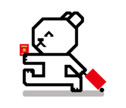 Daily conversation of bear | DOTMAN 1.0 sticker #695518