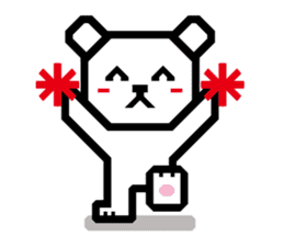 Daily conversation of bear | DOTMAN 1.0 sticker #695520
