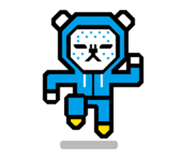 Daily conversation of bear | DOTMAN 1.0 sticker #695522