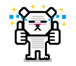 Daily conversation of bear | DOTMAN 1.0 sticker #695524
