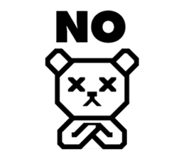 Daily conversation of bear | DOTMAN 1.0 sticker #695528
