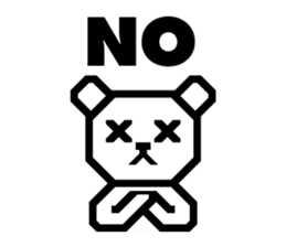 Daily conversation of bear | DOTMAN 1.0 sticker #695528