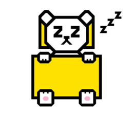 Daily conversation of bear | DOTMAN 1.0 sticker #695530