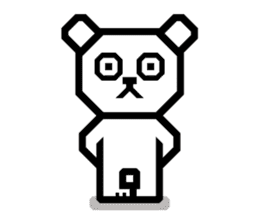 Daily conversation of bear | DOTMAN 1.0 sticker #695532