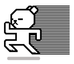 Daily conversation of bear | DOTMAN 1.0 sticker #695534