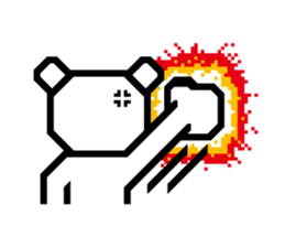 Daily conversation of bear | DOTMAN 1.0 sticker #695549