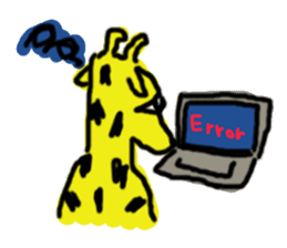Giraffe Programmer sticker #695551