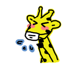 Giraffe Programmer sticker #695554