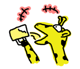 Giraffe Programmer sticker #695560