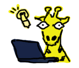 Giraffe Programmer sticker #695571