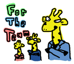 Giraffe Programmer sticker #695573