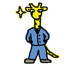 Giraffe Programmer sticker #695583
