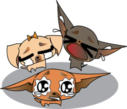 Cute Chihuahua dogs - best friends set sticker #696367