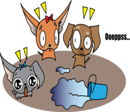 Cute Chihuahua dogs - best friends set sticker #696371