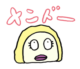 Lazy Snowman Yukio 2 sticker #696633