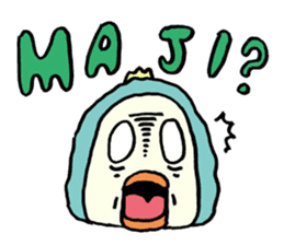 Lazy Snowman Yukio 2 sticker #696639