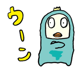 Lazy Snowman Yukio 2 sticker #696654
