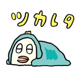 Lazy Snowman Yukio 2 sticker #696656