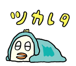 Lazy Snowman Yukio 2 sticker #696656