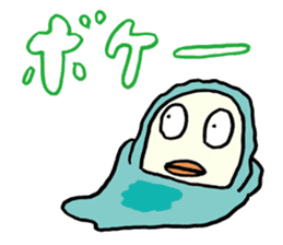 Lazy Snowman Yukio 2 sticker #696667
