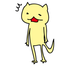 Illness cat stamp sticker #697032