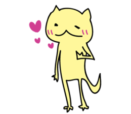 Illness cat stamp sticker #697033