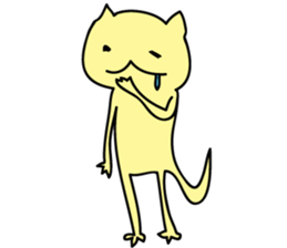 Illness cat stamp sticker #697034