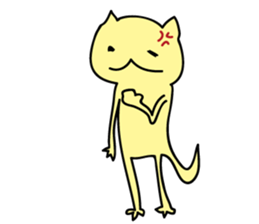 Illness cat stamp sticker #697036