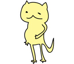 Illness cat stamp sticker #697037