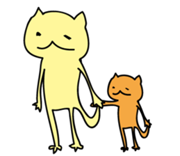 Illness cat stamp sticker #697039