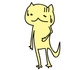 Illness cat stamp sticker #697045