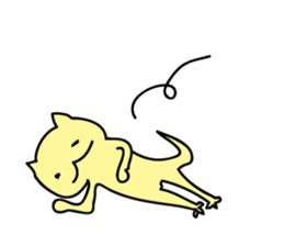 Illness cat stamp sticker #697046