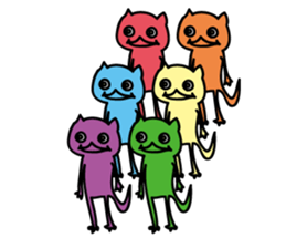 Illness cat stamp sticker #697047