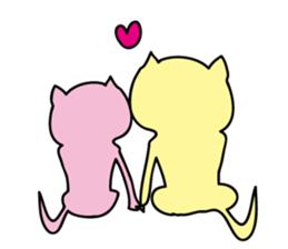 Illness cat stamp sticker #697048