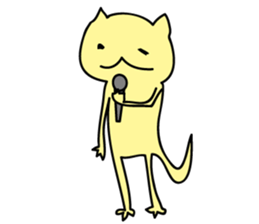 Illness cat stamp sticker #697050