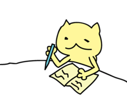 Illness cat stamp sticker #697056