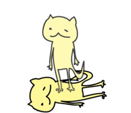 Illness cat stamp sticker #697059