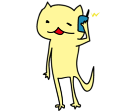 Illness cat stamp sticker #697061