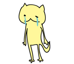 Illness cat stamp sticker #697063