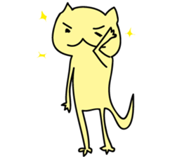 Illness cat stamp sticker #697065